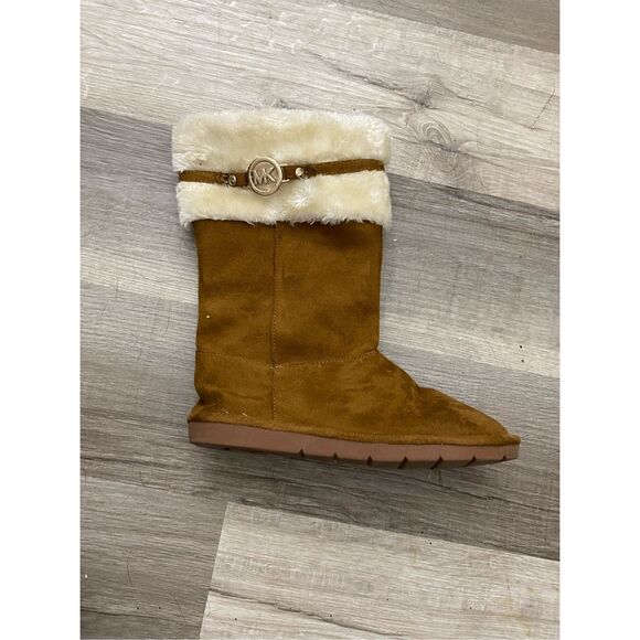 Michael Kors Wren Boots in Chestnut Brown, Kids Size 4 / Women's Size 5.5 - Picture 2 of 7